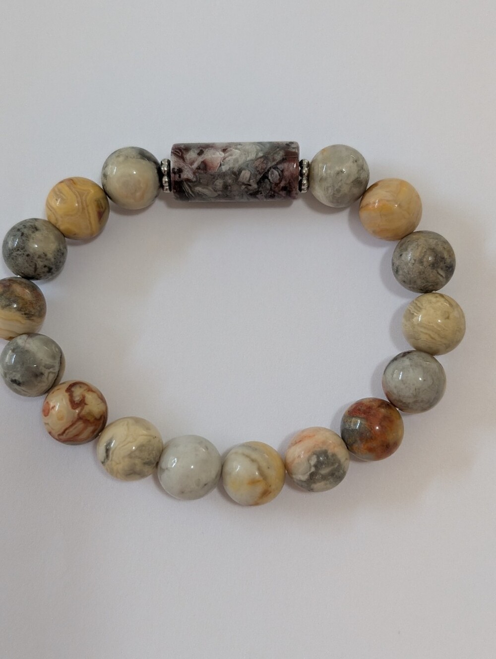 Crazy Lace Agate Bracelet - Picture 6 of 7